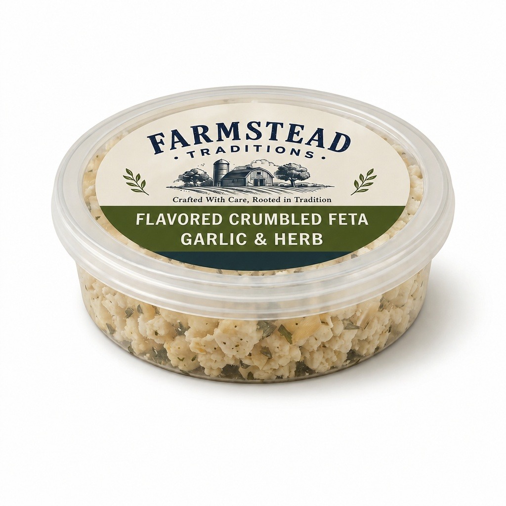 Garlic & Herb Crumbled Feta